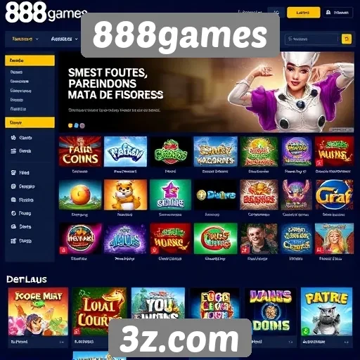 Nova interface do 888games melhora a experiência do usuário